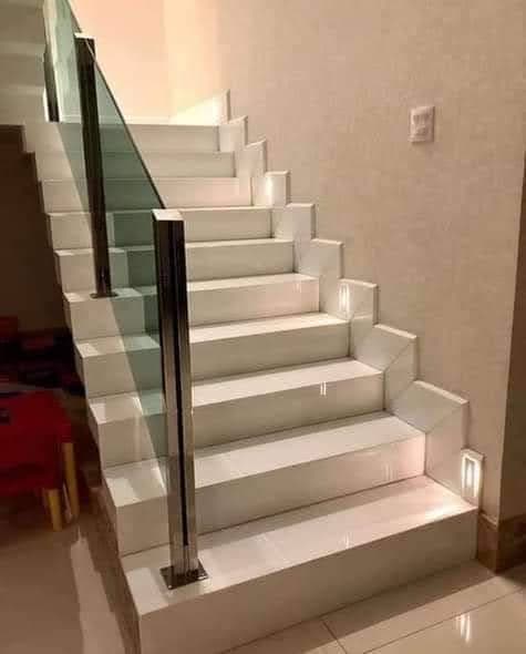 Escalier — Habillage complet en pierre